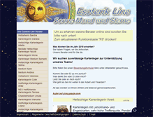 Tablet Screenshot of esoterikline-kartenlegen.de